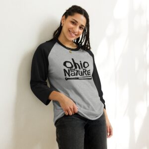Ohio By Nature QUINNESSENTIAL Gear 3/4 sleeve raglan shirt