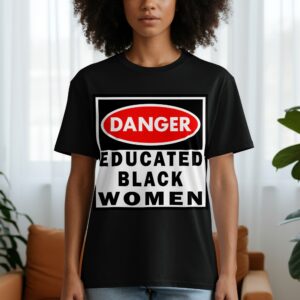 Danger Educated Black Women Digital Image, Empowering Graphic, Feminist Art, Social Justice, Unique Printable, Downloadable Art
